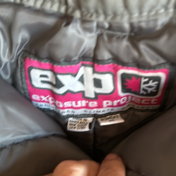 Expo ski pants Gray snow pants Worn once - Picture 3 of 3
